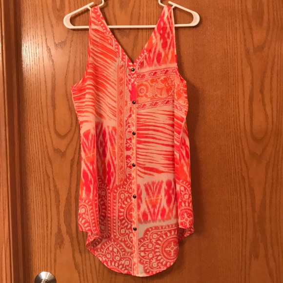 Maurices High/Low Dressy Summer Top M - Picture 2 of 3